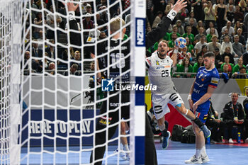 2024-01-18 - Kai Hafner (Germany) during the Men’s EHF Euro 2024 match between Germany vs. Iceland at the Lanxess Arena in Berlin, Cologne - MEN'S EHF EURO 2024 - GERMANY VS ICELAND - HANDBALL - OTHER SPORTS