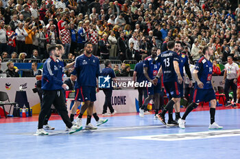 2024-01-18 - Happiness of France after win the Men’s EHF Euro 2024 match between France vs. Croatia at the Lanxess Arena in Berlin, Cologne - MEN'S EHF EURO 2024 - FRANCE VS CROATIA - HANDBALL - OTHER SPORTS