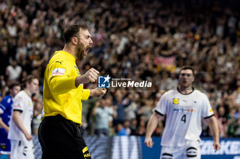 2024-01-18 - Andreas Wolff of Germany during the Men's EHF Euro 2024, Main Round, handball match between Germany and Iceland on January 18, 2024 at Lanxess-Arena in Cologne, Germany - HANDBALL - MEN'S EHF EURO 2024 - GERMANY V ICELAND - HANDBALL - OTHER SPORTS