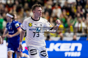 2024-01-18 - Timo Kastening of Germany during the Men's EHF Euro 2024, Main Round, handball match between Germany and Iceland on January 18, 2024 at Lanxess-Arena in Cologne, Germany - HANDBALL - MEN'S EHF EURO 2024 - GERMANY V ICELAND - HANDBALL - OTHER SPORTS