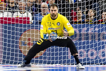 2024-01-18 - Andreas Wolff of Germany during the Men's EHF Euro 2024, Main Round, handball match between Germany and Iceland on January 18, 2024 at Lanxess-Arena in Cologne, Germany - HANDBALL - MEN'S EHF EURO 2024 - GERMANY V ICELAND - HANDBALL - OTHER SPORTS