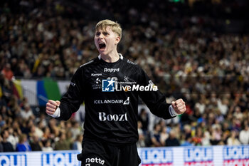 2024-01-18 - Viktor Hallgrimsson of Iceland during the Men's EHF Euro 2024, Main Round, handball match between Germany and Iceland on January 18, 2024 at Lanxess-Arena in Cologne, Germany - HANDBALL - MEN'S EHF EURO 2024 - GERMANY V ICELAND - HANDBALL - OTHER SPORTS