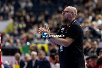 2024-01-18 - Coach Ales Pajovic of Austria during the Men's EHF Euro 2024, Main Round, handball match between Hungary and Austria on January 18, 2024 at Lanxess-Arena in Cologne, Germany - HANDBALL - MEN'S EHF EURO 2024 - HUNGARY V AUSTRIA - HANDBALL - OTHER SPORTS