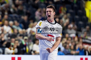 2024-01-18 - Mykola Bilyk of Austria during the Men's EHF Euro 2024, Main Round, handball match between Hungary and Austria on January 18, 2024 at Lanxess-Arena in Cologne, Germany - HANDBALL - MEN'S EHF EURO 2024 - HUNGARY V AUSTRIA - HANDBALL - OTHER SPORTS