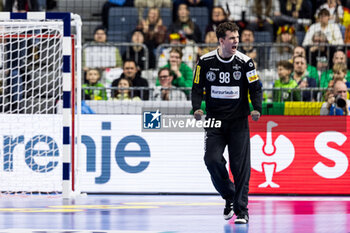 2024-01-18 - Constantin Möstl of Austria during the Men's EHF Euro 2024, Main Round, handball match between Hungary and Austria on January 18, 2024 at Lanxess-Arena in Cologne, Germany - HANDBALL - MEN'S EHF EURO 2024 - HUNGARY V AUSTRIA - HANDBALL - OTHER SPORTS