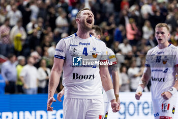2024-01-22 - Aron Palmarsson of Iceland celebrates during the Men's EHF Euro 2024, Main Round, handball match between Croatia and Iceland on January 22, 2024 at Lanxess-Arena in Cologne, Germany - HANDBALL - MEN'S EHF EURO 2024 - CROATIA V ICELAND - HANDBALL - OTHER SPORTS