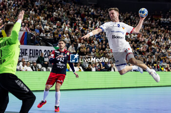 2024-01-22 - Odinn Thos Rkhardsson of Iceland during the Men's EHF Euro 2024, Main Round, handball match between Croatia and Iceland on January 22, 2024 at Lanxess-Arena in Cologne, Germany - HANDBALL - MEN'S EHF EURO 2024 - CROATIA V ICELAND - HANDBALL - OTHER SPORTS
