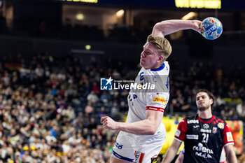 2024-01-22 - Haukur Thrastarson of Iceland during the Men's EHF Euro 2024, Main Round, handball match between Croatia and Iceland on January 22, 2024 at Lanxess-Arena in Cologne, Germany - HANDBALL - MEN'S EHF EURO 2024 - CROATIA V ICELAND - HANDBALL - OTHER SPORTS