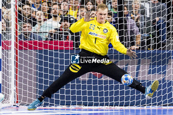 2024-01-22 - David Späth of Germany during the Men's EHF Euro 2024, Main Round, handball match between Germany and Hungary on January 22, 2024 at Lanxess-Arena in Cologne, Germany - HANDBALL - MEN'S EHF EURO 2024 - GERMANY V HUNGARY - HANDBALL - OTHER SPORTS
