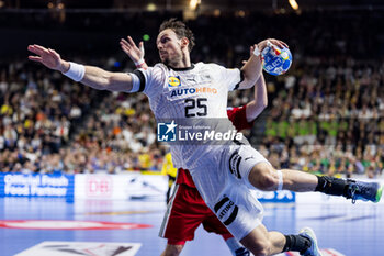 2024-01-22 - Kai Häfner of Germany during the Men's EHF Euro 2024, Main Round, handball match between Germany and Hungary on January 22, 2024 at Lanxess-Arena in Cologne, Germany - HANDBALL - MEN'S EHF EURO 2024 - GERMANY V HUNGARY - HANDBALL - OTHER SPORTS