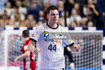 2024-01-22 - Christoph Steinert of Germany during the Men's EHF Euro 2024, Main Round, handball match between Germany and Hungary on January 22, 2024 at Lanxess-Arena in Cologne, Germany - HANDBALL - MEN'S EHF EURO 2024 - GERMANY V HUNGARY - HANDBALL - OTHER SPORTS