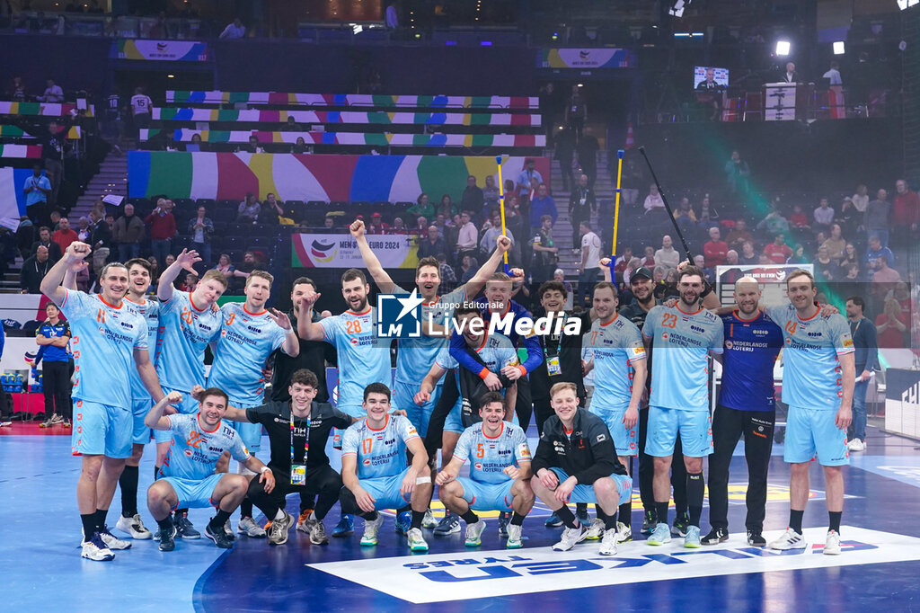 HANDBALL - MEN'S EHF EURO 2024 - NETHERLANDS v PORTUGAL - HANDBALL - OTHER SPORTS