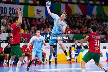 2024-01-23 - Niko Blaauw of The Netherlands during the Men's EHF Euro 2024, Main Round, handball match between Netherlands and Portugal on January 23, 2024 at Barclays Arena in Hamburg, Germany - HANDBALL - MEN'S EHF EURO 2024 - NETHERLANDS V PORTUGAL - HANDBALL - OTHER SPORTS