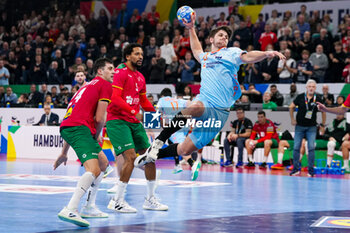 2024-01-23 - Martijn Kleijkers of The Netherlands during the Men's EHF Euro 2024, Main Round, handball match between Netherlands and Portugal on January 23, 2024 at Barclays Arena in Hamburg, Germany - HANDBALL - MEN'S EHF EURO 2024 - NETHERLANDS V PORTUGAL - HANDBALL - OTHER SPORTS