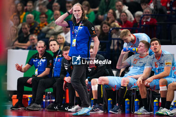 2024-01-23 - Coach Staffan Olsson of The Netherlands during the Men's EHF Euro 2024, Main Round, handball match between Netherlands and Portugal on January 23, 2024 at Barclays Arena in Hamburg, Germany - HANDBALL - MEN'S EHF EURO 2024 - NETHERLANDS V PORTUGAL - HANDBALL - OTHER SPORTS