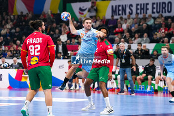 2024-01-23 - Luc Steins of The Netherlands during the Men's EHF Euro 2024, Main Round, handball match between Netherlands and Portugal on January 23, 2024 at Barclays Arena in Hamburg, Germany - HANDBALL - MEN'S EHF EURO 2024 - NETHERLANDS V PORTUGAL - HANDBALL - OTHER SPORTS
