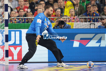 2024-01-24 - Andreas Wolff of Germany during the Men's EHF Euro 2024, Main Round, handball match between Germany and Croatia on January 24, 2024 at Lanxess-Arena in Cologne, Germany - HANDBALL - MEN'S EHF EURO 2024 - GERMANY V CROATIA - HANDBALL - OTHER SPORTS