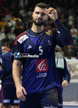 2024-01-26 - Nedim Remili of France during the Men's EHF Euro 2024, Semi Finals handball match between France and Sweden on January 26, 2024 at Lanxess-Arena in Cologne, Germany - HANDBALL - MEN'S EHF EURO 2024 - FRANCE V SWEDEN - HANDBALL - OTHER SPORTS