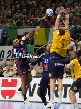 2024-01-26 - Melvyn Richardson of France during the Men's EHF Euro 2024, Semi Finals handball match between France and Sweden on January 26, 2024 at Lanxess-Arena in Cologne, Germany - HANDBALL - MEN'S EHF EURO 2024 - FRANCE V SWEDEN - HANDBALL - OTHER SPORTS