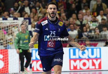 2024-01-26 - Hugo Descat of France during the Men's EHF Euro 2024, Semi Finals handball match between France and Sweden on January 26, 2024 at Lanxess-Arena in Cologne, Germany - HANDBALL - MEN'S EHF EURO 2024 - FRANCE V SWEDEN - HANDBALL - OTHER SPORTS