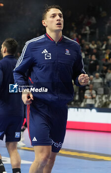 2024-01-26 - Yanis Lenne of France during the Men's EHF Euro 2024, Semi Finals handball match between France and Sweden on January 26, 2024 at Lanxess-Arena in Cologne, Germany - HANDBALL - MEN'S EHF EURO 2024 - FRANCE V SWEDEN - HANDBALL - OTHER SPORTS