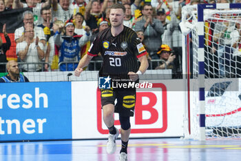 2024-01-26 - Philipp Weber of Germany during the Men's EHF Euro 2024, Semi Finals handball match between Germany and Denmark on January 26, 2024 at Lanxess-Arena in Cologne, Germany - HANDBALL - MEN'S EHF EURO 2024 - GERMANY V DENMARK - HANDBALL - OTHER SPORTS