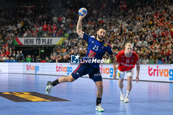 2024-01-28 - during 2nd and 1st place final of the Men’s EHF Euro 2024 match between France vs Denmark at the Lanxess Arena, Cologne, Germany - MEN'S EHF EURO 2024 - FINAL - FRANCE VS DENMARK - HANDBALL - OTHER SPORTS