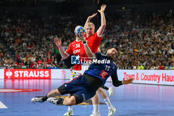 2024-01-28 - Nicolas Tournat (France) during 2nd and 1st place final of the Men’s EHF Euro 2024 match between France vs Denmark at the Lanxess Arena, Cologne, Germany - MEN'S EHF EURO 2024 - FINAL - FRANCE VS DENMARK - HANDBALL - OTHER SPORTS