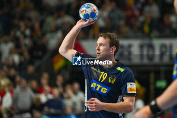 2024-01-28 - Portrait of Felix Claar (Sweden) during 3rd and 4th place final of the Men’s EHF Euro 2024 match between Sweden vs Germany at the Lanxess Arena, Cologne, Germany - MEN'S EHF EURO 2024 - PLACEMENT MATCH 3/4 - SWEDEN VS GERMANY  - HANDBALL - OTHER SPORTS
