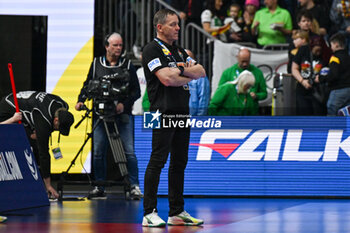 2024-01-28 - Head Coach Alfreo Gislason (Germany) during 3rd and 4th place final of the Men’s EHF Euro 2024 match between Sweden vs Germany at the Lanxess Arena, Cologne, Germany - MEN'S EHF EURO 2024 - PLACEMENT MATCH 3/4 - SWEDEN VS GERMANY  - HANDBALL - OTHER SPORTS
