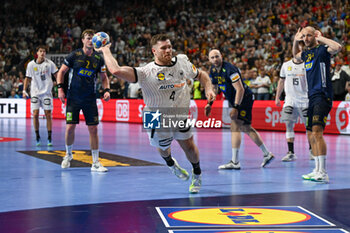 2024-01-28 - Johannes Golla (Germany) during 3rd and 4th place final of the Men’s EHF Euro 2024 match between Sweden vs Germany at the Lanxess Arena, Cologne, Germany - MEN'S EHF EURO 2024 - PLACEMENT MATCH 3/4 - SWEDEN VS GERMANY  - HANDBALL - OTHER SPORTS