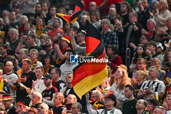 2024-01-28 - German's supporters during 3rd and 4th place final of the Men’s EHF Euro 2024 match between Sweden vs Germany at the Lanxess Arena, Cologne, Germany - MEN'S EHF EURO 2024 - PLACEMENT MATCH 3/4 - SWEDEN VS GERMANY  - HANDBALL - OTHER SPORTS