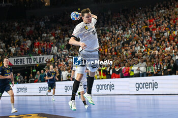 2024-01-28 - Christoph Steinert (Germany) during 3rd and 4th place final of the Men’s EHF Euro 2024 match between Sweden vs Germany at the Lanxess Arena, Cologne, Germany - MEN'S EHF EURO 2024 - PLACEMENT MATCH 3/4 - SWEDEN VS GERMANY  - HANDBALL - OTHER SPORTS