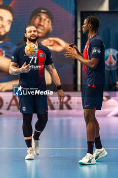 2024-03-06 - Elohim Prandi of PSG during the EHF Champions League, Group A handball match between Paris Saint-Germain and OTP Bank - Pick Szeged on March 6, 2024 at Pierre de Coubertin stadium in Paris, France - HANDBALL - CHAMPIONS LEAGUE - PARIS SG V PICK SZEGED - HANDBALL - OTHER SPORTS