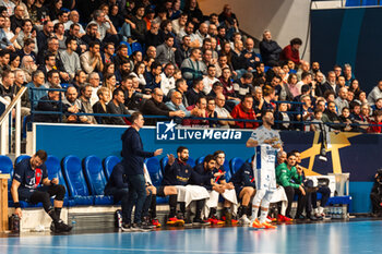 2024-03-06 - Raúl González of PSG during the EHF Champions League, Group A handball match between Paris Saint-Germain and OTP Bank - Pick Szeged on March 6, 2024 at Pierre de Coubertin stadium in Paris, France - HANDBALL - CHAMPIONS LEAGUE - PARIS SG V PICK SZEGED - HANDBALL - OTHER SPORTS
