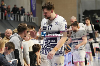 2024-03-30 - Kristian Orsted of Cesson Rennes during the French championship, Liqui Moly Starligue handball match between Cesson Rennes MH and Saint-Raphael VH on March 30, 2024 at the Glaz Arena in Cesson-Sévigné, France - HANDBALL - FRENCH CHAMP - CESSON RENNES V SAINT RAPHAEL - HANDBALL - OTHER SPORTS