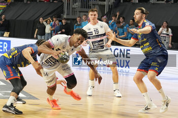 2024-03-30 - Haakon Ekren of Cesson Rennes during the French championship, Liqui Moly Starligue handball match between Cesson Rennes MH and Saint-Raphael VH on March 30, 2024 at the Glaz Arena in Cesson-Sévigné, France - HANDBALL - FRENCH CHAMP - CESSON RENNES V SAINT RAPHAEL - HANDBALL - OTHER SPORTS