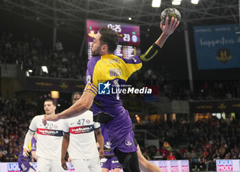 07/04/2024 - Valero Rivera of Nantes during the French championship, Liqui Moly Starligue handball match between HBC Nantes and Paris Saint-Germain on April 7, 2024 at H Arena in Nantes, France - HANDBALL - FRENCH CHAMP - NANTES V PARIS SG - PALLAMANO - ALTRO