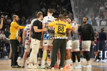 2024-04-17 - Team Cesson Metropole HB during the French championship, Liqui Moly Starligue handball match between Cesson Rennes Métropole HB and Paris Saint-Germain on April 17, 2024 at Glaz Arena in Cesson-Sévigné, France - HANDBALL - FRENCH CHAMP - CESSON RENNES V PARIS SG - HANDBALL - OTHER SPORTS