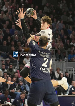 2024-04-17 - Matteo Briffe of Cesson Metropole HB during the French championship, Liqui Moly Starligue handball match between Cesson Rennes Métropole HB and Paris Saint-Germain on April 17, 2024 at Glaz Arena in Cesson-Sévigné, France - HANDBALL - FRENCH CHAMP - CESSON RENNES V PARIS SG - HANDBALL - OTHER SPORTS
