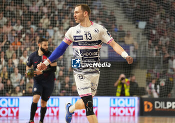 2024-04-17 - Romain Briffe of Cesson Metropole HB during the French championship, Liqui Moly Starligue handball match between Cesson Rennes Métropole HB and Paris Saint-Germain on April 17, 2024 at Glaz Arena in Cesson-Sévigné, France - HANDBALL - FRENCH CHAMP - CESSON RENNES V PARIS SG - HANDBALL - OTHER SPORTS