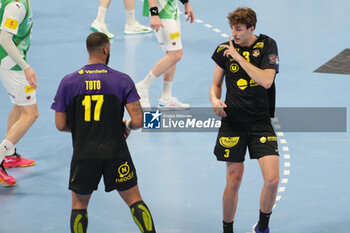 2024-04-30 - Thibaud Briet and Jérémy Toto of HBC Nantes during the EHF European League, Quarter-finals, 2nd leg handball match between HBC Nantes and Füchse Berlin on April 30, 2024 at H Arena in Nantes, France - HANDBALL - EHF EUROPEAN LEAGUE - NANTES V BERLIN - HANDBALL - OTHER SPORTS