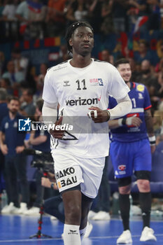 2024-05-11 - Aboubakar FOFANA of United States during the International Friendly Handball match between France and United States on May 11, 2024 at LDLC Arena in Décines-Charpieu near Lyon, France - HANDBALL - FRIENDLY GAME - FRANCE V UNITED STATES - HANDBALL - OTHER SPORTS