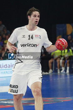 2024-05-11 - Ian HUTER of United States during the International Friendly Handball match between France and United States on May 11, 2024 at LDLC Arena in Décines-Charpieu near Lyon, France - HANDBALL - FRIENDLY GAME - FRANCE V UNITED STATES - HANDBALL - OTHER SPORTS