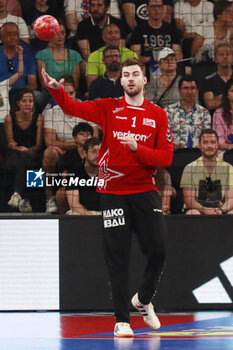 2024-05-11 - Pal MERKOVSZKY of United States during the International Friendly Handball match between France and United States on May 11, 2024 at LDLC Arena in Décines-Charpieu near Lyon, France - HANDBALL - FRIENDLY GAME - FRANCE V UNITED STATES - HANDBALL - OTHER SPORTS