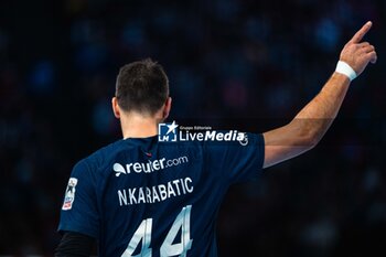 2024-05-31 - Nikola Karabatic of PSG during the French championship Liqui Molly Starligue Handball match between Paris Saint-Germain Handball and PAUC (Pays d'Aix Université Club Handball) on May 31, 2024 at Accor Arena in Paris, France - HANDBALL - FRENCH CHAMP - PARIS SG V PAUC - HANDBALL - OTHER SPORTS