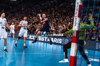 2024-05-31 - Luc Steins of PSG during the French championship Liqui Molly Starligue Handball match between Paris Saint-Germain Handball and PAUC (Pays d'Aix Université Club Handball) on May 31, 2024 at Accor Arena in Paris, France - HANDBALL - FRENCH CHAMP - PARIS SG V PAUC - HANDBALL - OTHER SPORTS