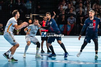 2024-05-31 - Nikola Karabatic of PSG and Luka Karabatic of PSG during the French championship Liqui Molly Starligue Handball match between Paris Saint-Germain Handball and PAUC (Pays d'Aix Université Club Handball) on May 31, 2024 at Accor Arena in Paris, France - HANDBALL - FRENCH CHAMP - PARIS SG V PAUC - HANDBALL - OTHER SPORTS