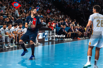 2024-05-31 - Nikola Karabatic of PSG during the French championship Liqui Molly Starligue Handball match between Paris Saint-Germain Handball and PAUC (Pays d'Aix Université Club Handball) on May 31, 2024 at Accor Arena in Paris, France - HANDBALL - FRENCH CHAMP - PARIS SG V PAUC - HANDBALL - OTHER SPORTS