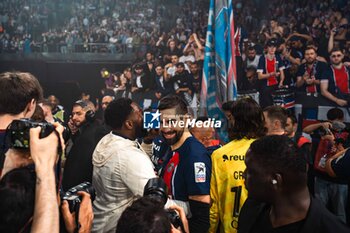 2024-05-31 - Nikola Karabatic of PSG during the French championship Liqui Molly Starligue Handball match between Paris Saint-Germain Handball and PAUC (Pays d'Aix Université Club Handball) on May 31, 2024 at Accor Arena in Paris, France - HANDBALL - FRENCH CHAMP - PARIS SG V PAUC - HANDBALL - OTHER SPORTS